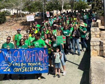 Docentes en las acciones reivindicativas