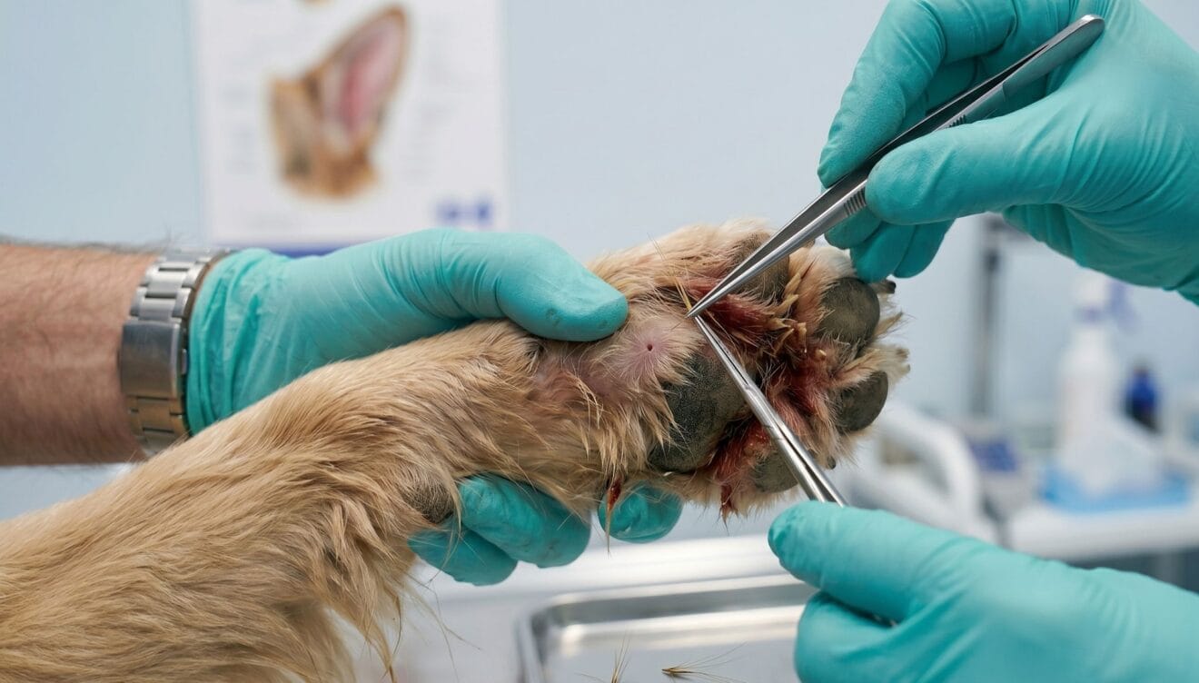 El peligro real de las espigas pequeñas en las patas de tu perro