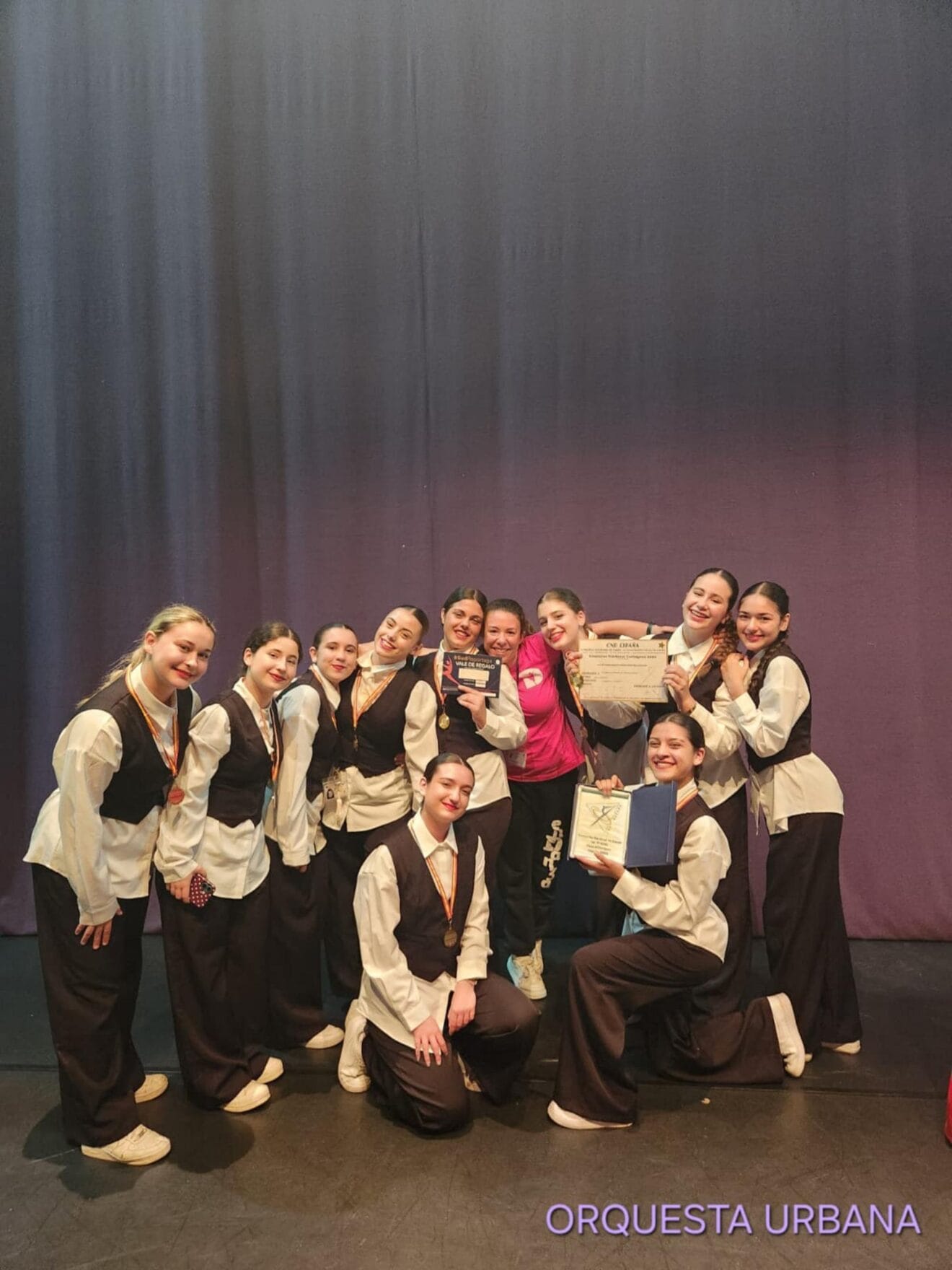 Grupo Orquesta Urbana de Endanza con premios en el Campeonato CND España
