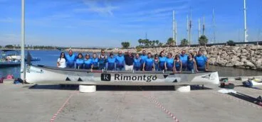 Equipo de remo del Club Náutico de Jávea