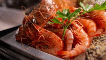 Experiencia gastronómica completa con marisco fresco y una copa de vino blanco muy frío