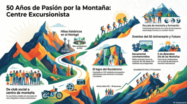Infografía de los 50 años del Centre Excursionista de Xàbia