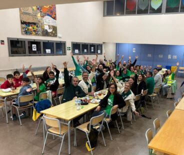 Sopar de cabasset en la jornada abierta de educación