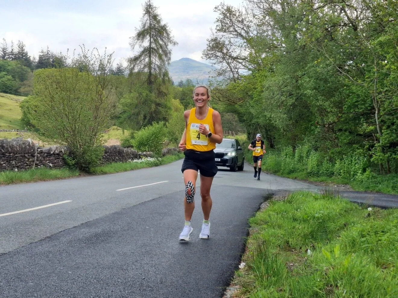 Katie Harrison durante una de las carreras