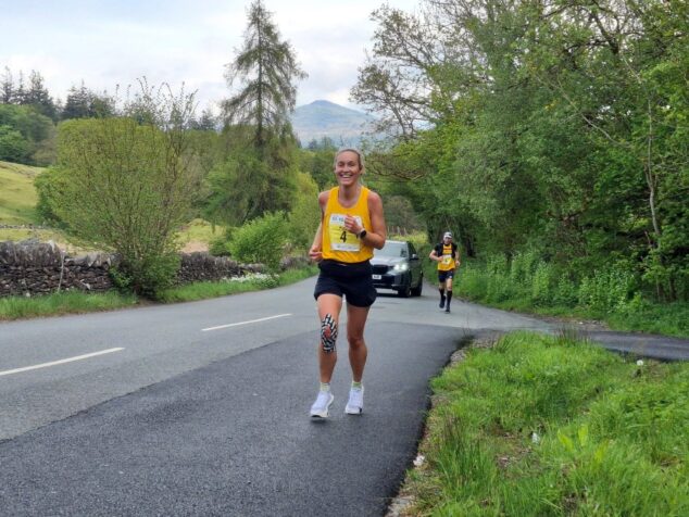 Imagen: Katie Harrison durante una de las carreras