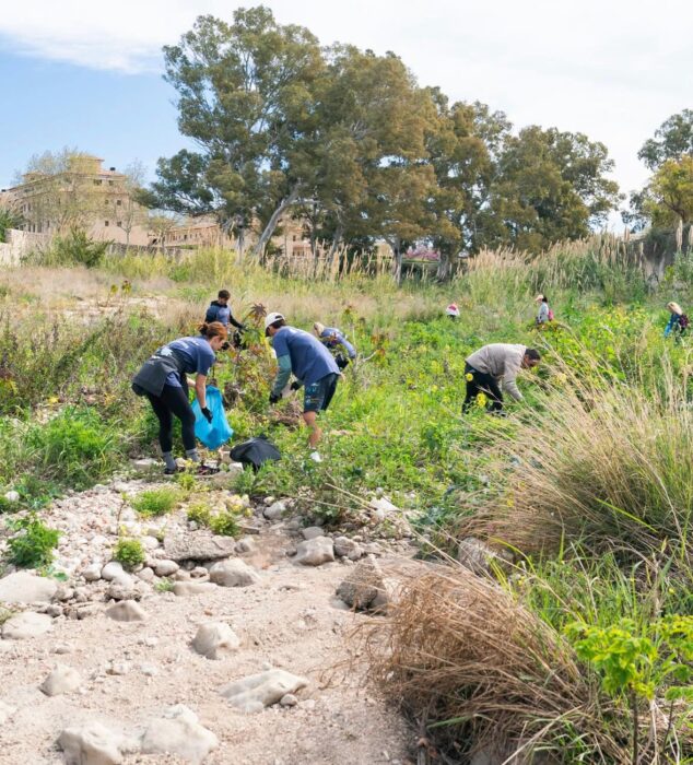Imagen: Voluntarios en una limpieza anterior del río Gorgos