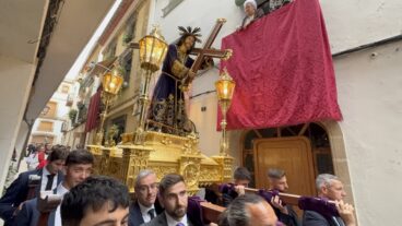 Imagen de Jesús Nazareno en la Procesión de Subida de a la Ermita del Calvario