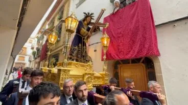 Imagen de Jesús Nazareno en la Procesión de Subida de a la Ermita del Calvario