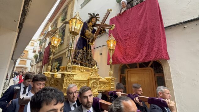 Imagen: Imagen de Jesús Nazareno en la Procesión de Subida de a la Ermita del Calvario