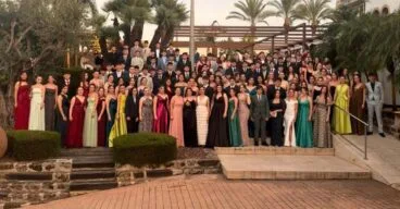 Quintos de 2026 en el acto de gala | Foto Fogueres Xàbia