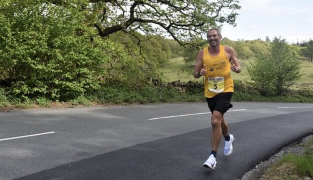 Imagen: Rob Harrison durante uno de los maratones