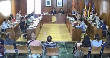 Votación en el pleno sobre la parcela del Freginal