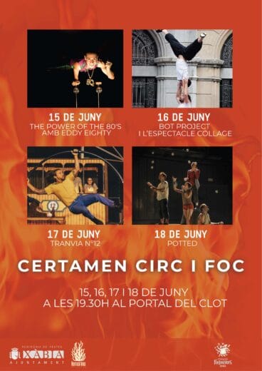 Cartel Circ i Foc en Fogueres Xàbia 2026
