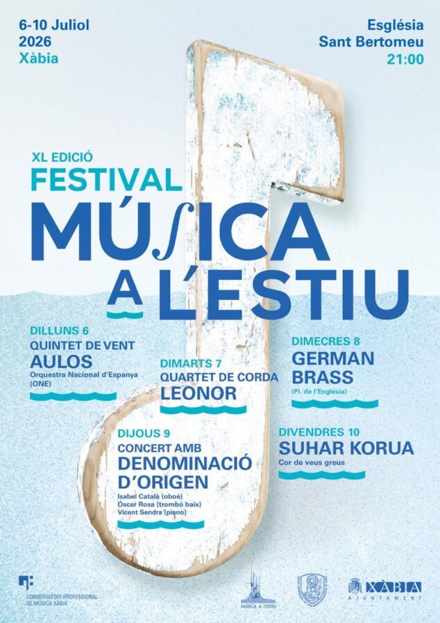 Imagen: Cartel del Festival Música a l'Estiu 2026