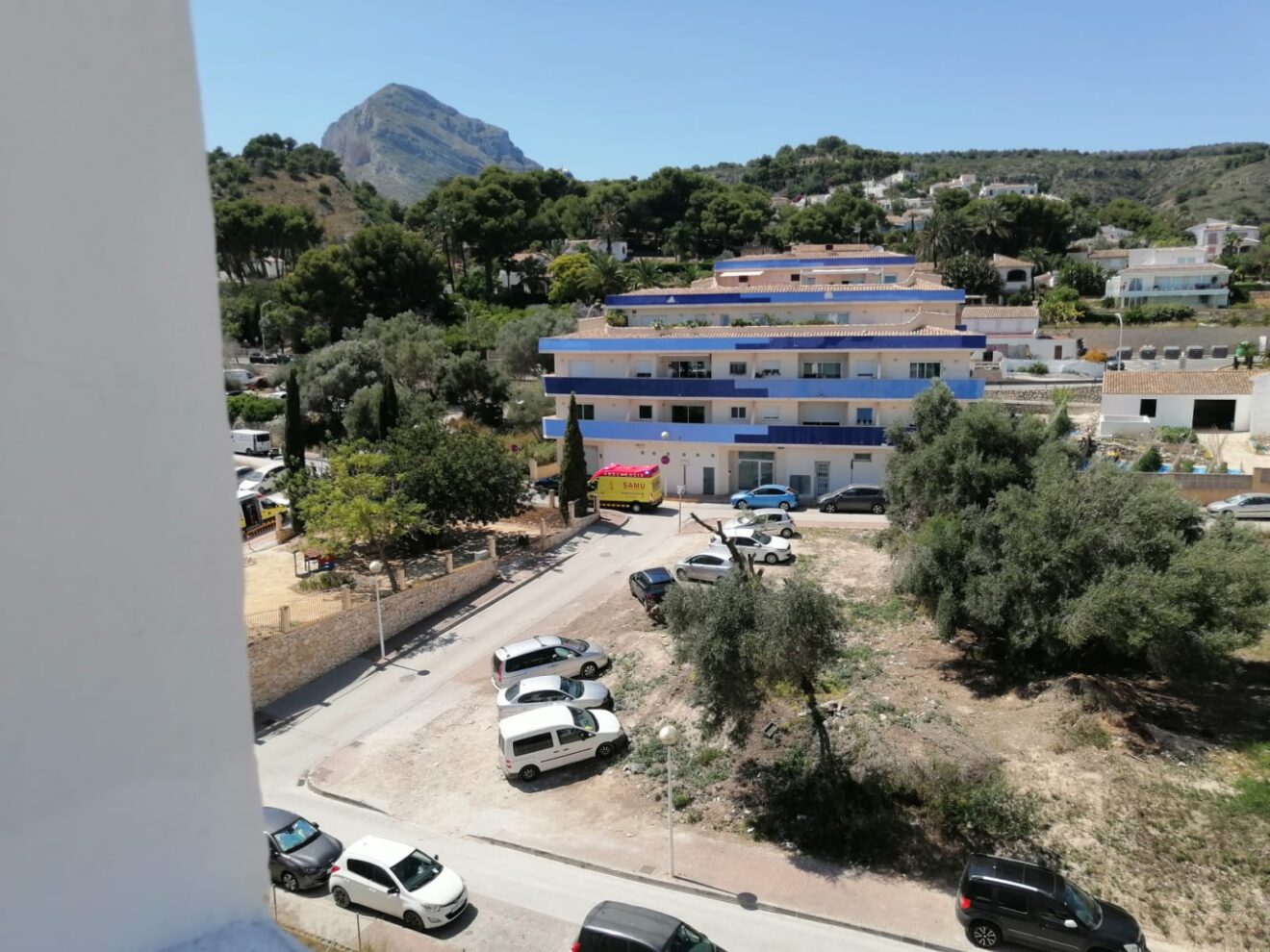 El SAMU llega al lugar del suceso