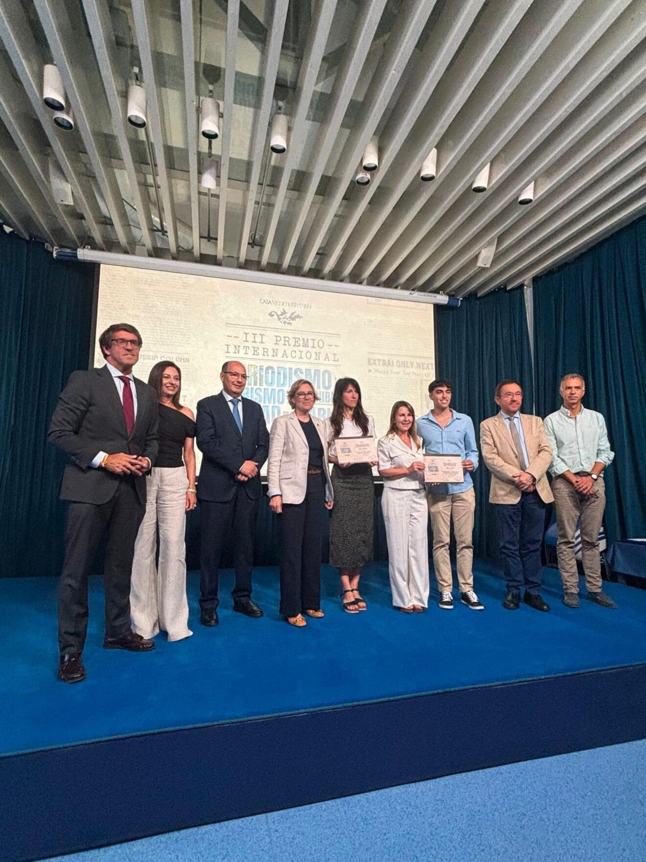 Entrega de los III Premios de Periodismo y Turismo Sostenible