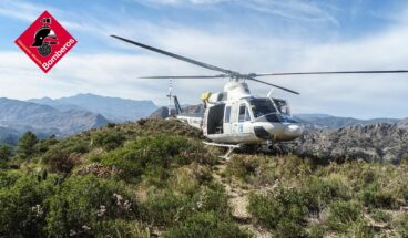 Helicóptero del Consorcio Provincial de Bomberos