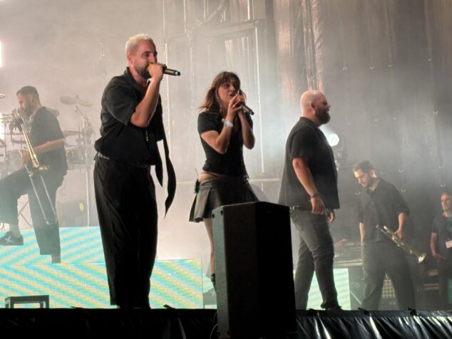 Imagen: La Fúmiga y Esther en concierto en Xàbia