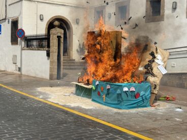 Cremà de la Foguera del Centro de día Xàbia
