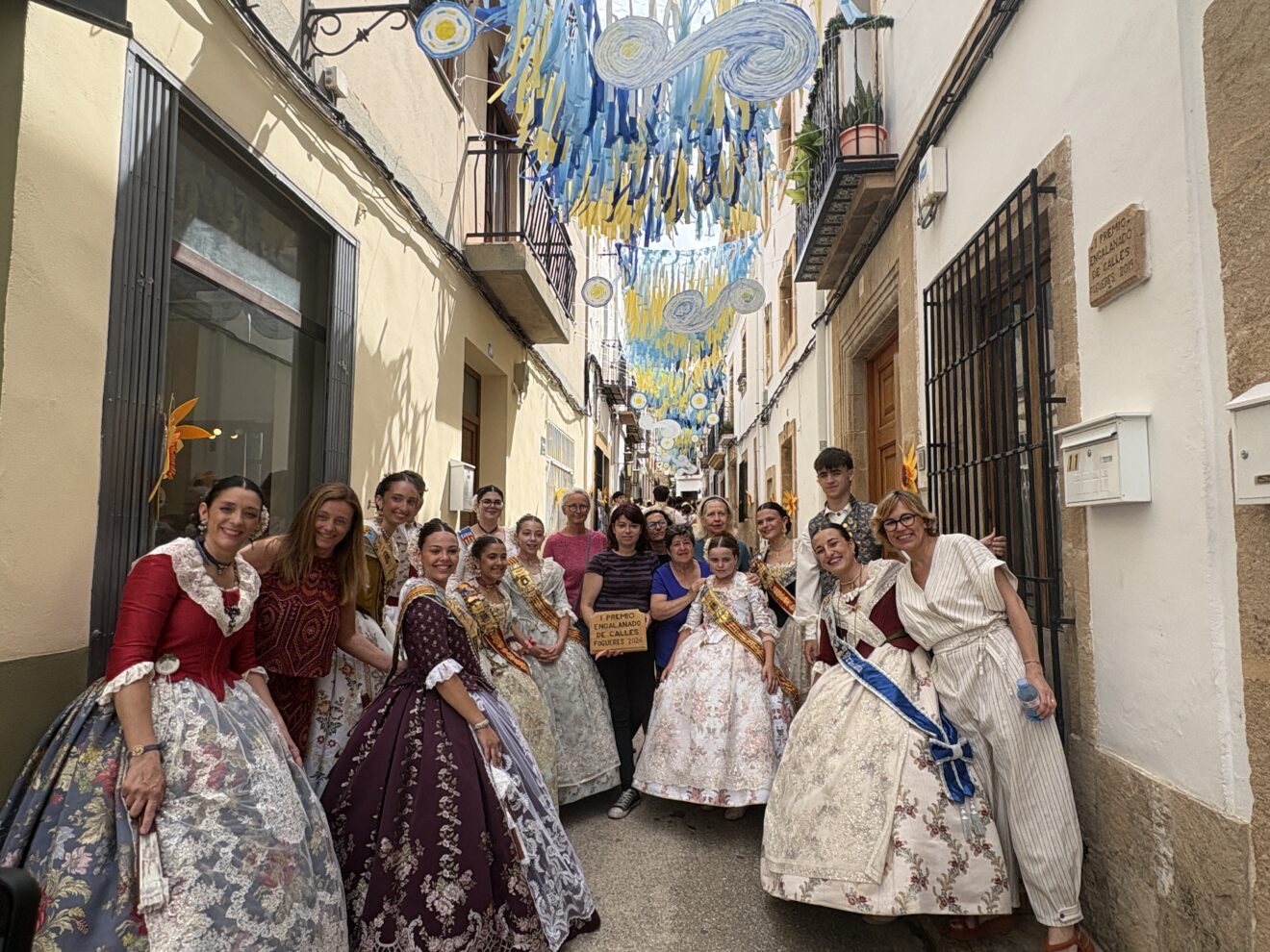 Entrega del Primer Premio a las calles engalanadas