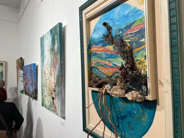 Imagen: Una de las obras de la exposición de fin de curso de la escuela de pintura