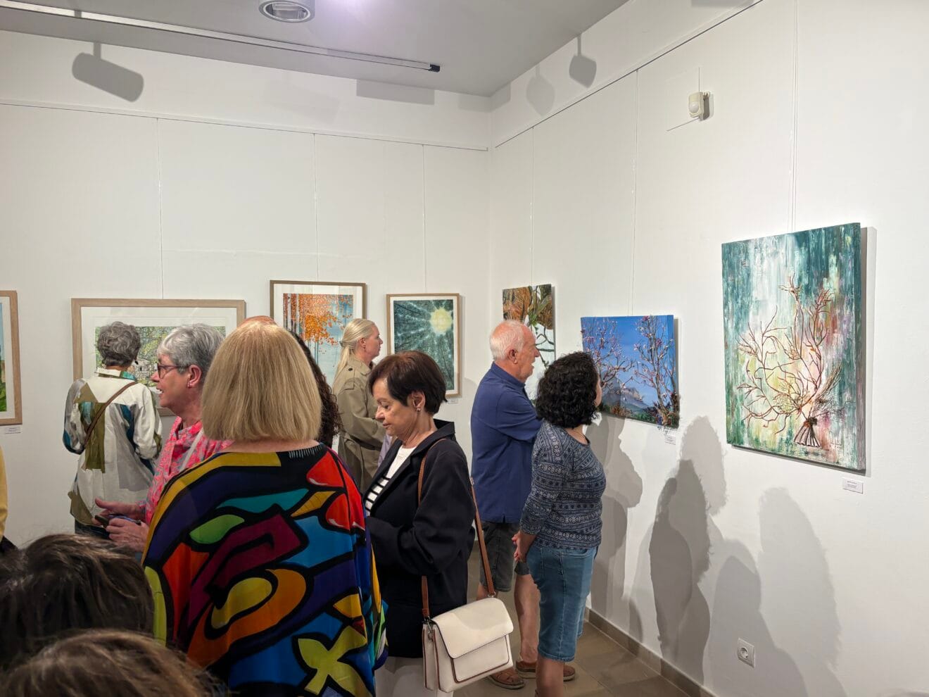 Inauguración de la exposición de la Escola de Pintura Xàbia