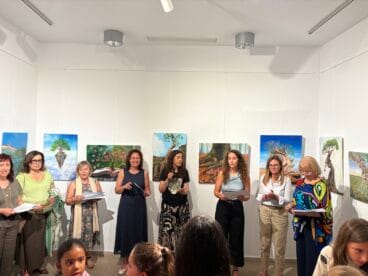 Inauguración de la exposición de la Escola de Pintura Xàbia