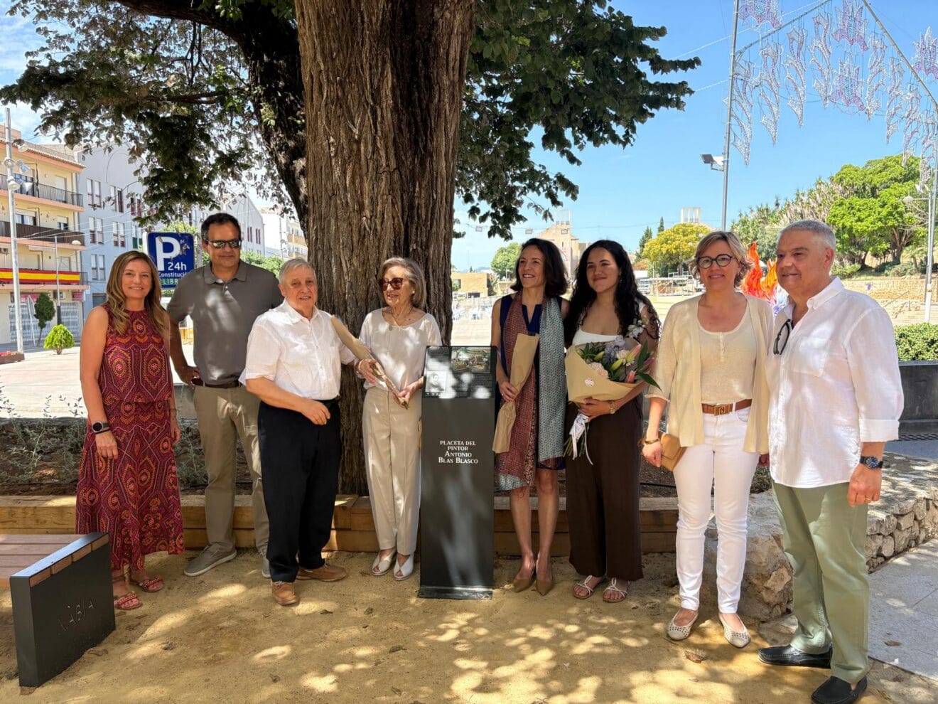 Inauguración de la Plaza Antonio Bas Blasco