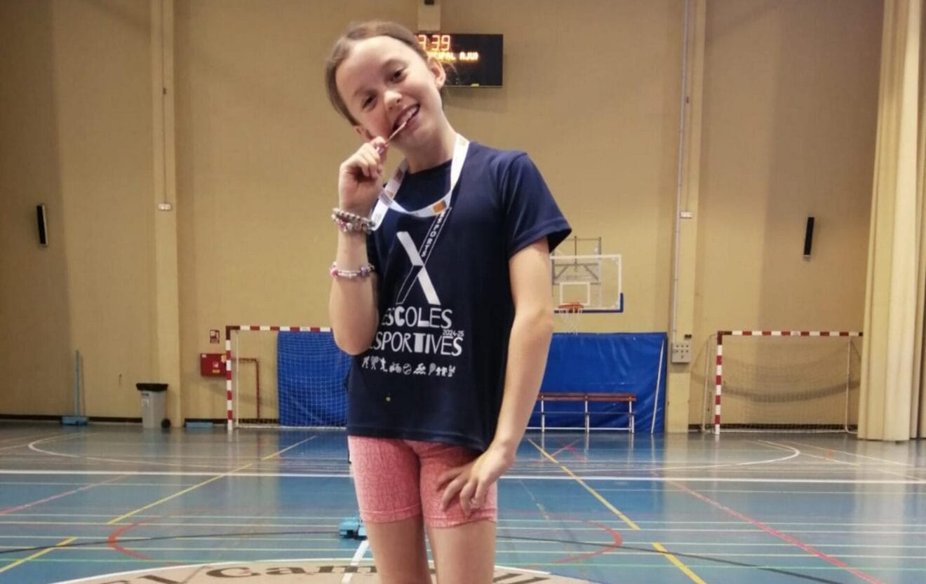 Indianna Whitam, medallista de bronce en el Campeonato Provincial Benjamín