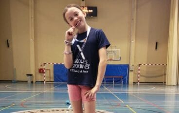 Indianna Whitam, medallista de bronce en el Campeonato Provincial Benjamín