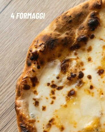 La pizza 4 Formaggi