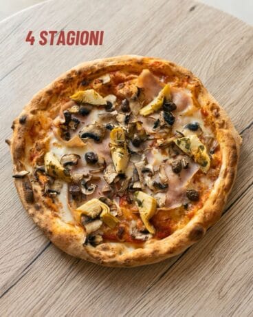 La pizza 4 Stagioni