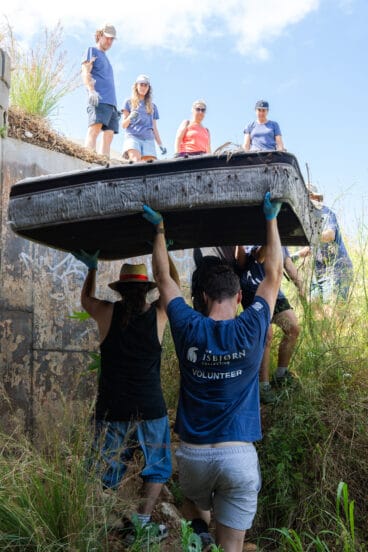 Limpieza en el cauce del río Gorgos (50)