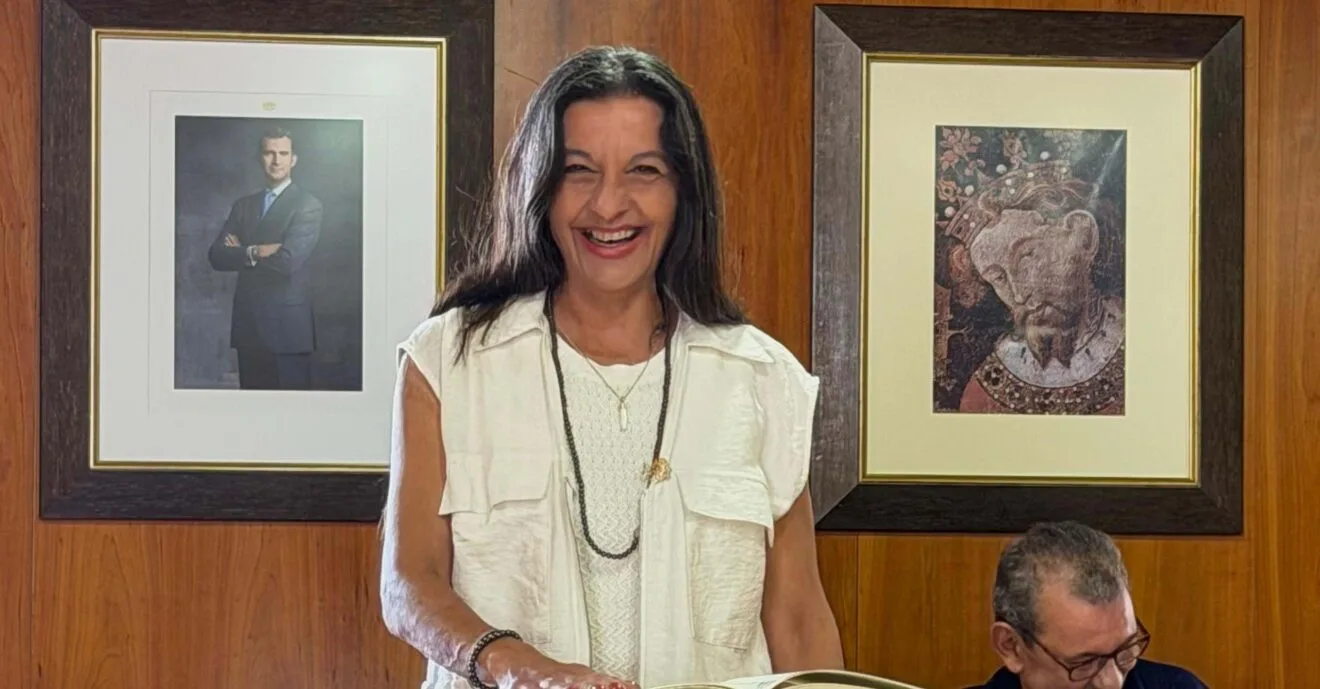 Mª Rosa Torres en la toma de posesión como concejala