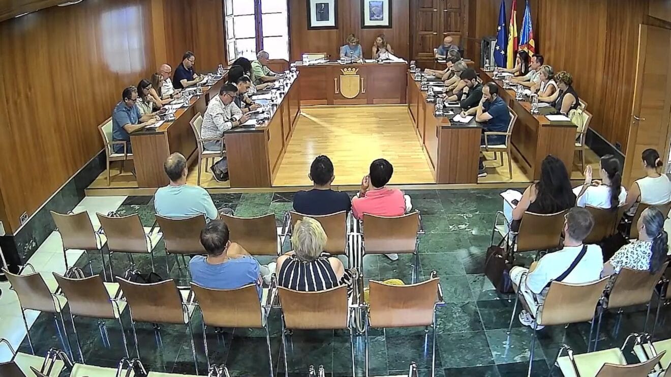 Pleno ordinario del Ayuntamiento de Xàbia