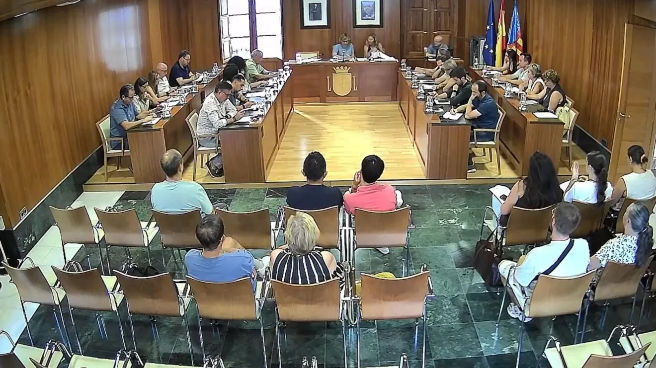Pleno ordinario del Ayuntamiento de Xàbia