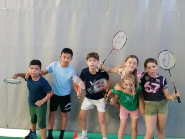 Representantes de la Escuela de bádminton Javea