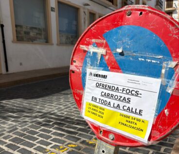 Restricciones de tráfico en Xàbia
