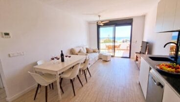 Salón, comedor y cocina en un mismo espacio