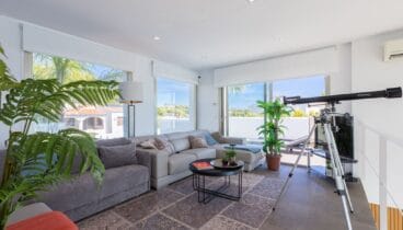 Villa con acabados modernos
