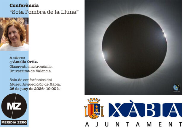 Imagen: Xàbia, punto de encuentro para la divulgación sobre el eclipse solar con la astrónoma Amelia Ortiz