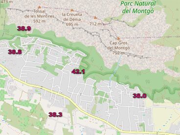 Aumento de temperatura en Xàbia