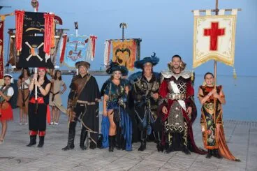 Autoridades del bando cristiano | Foto A.M.- Junta de Moros i Cristians
