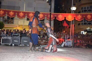 Batalla por la conquista de Xàbia y llave del castillo | Foto A.M. – Junta de Moros i Cristians Xàbia