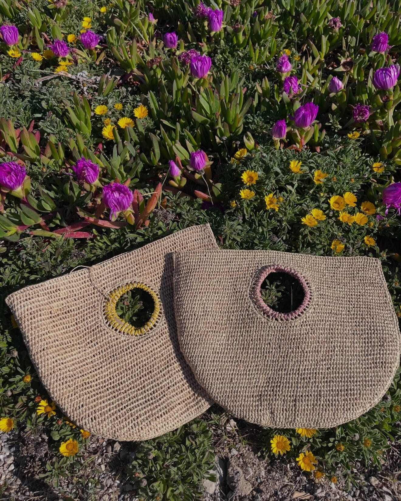 Bolsos de rafia y capazos artesanales