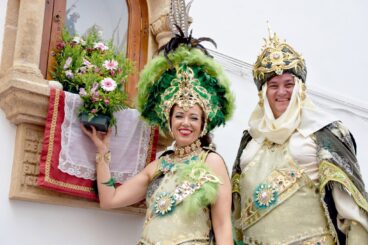 Capitanes Al-Tarik’s en la ofrenda a Sant Jaume