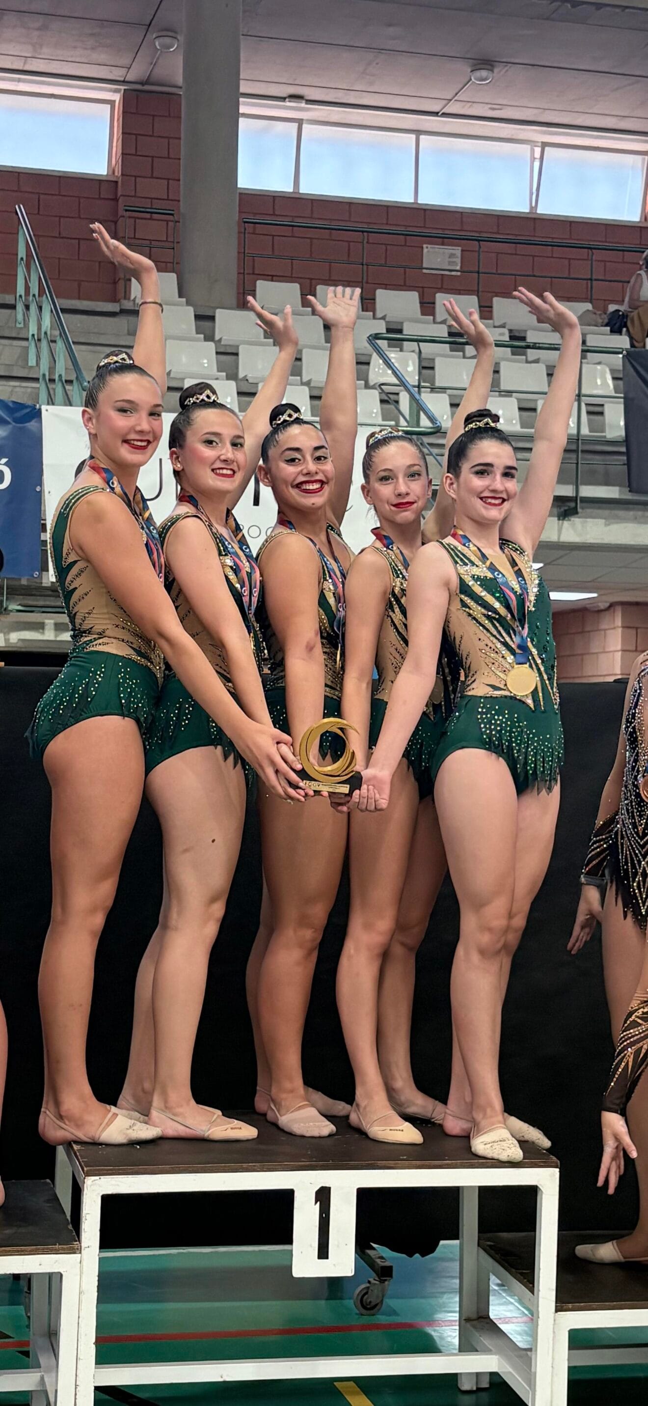 Conjunto Juvenil GR Xàbia Campeonas Autonómicas