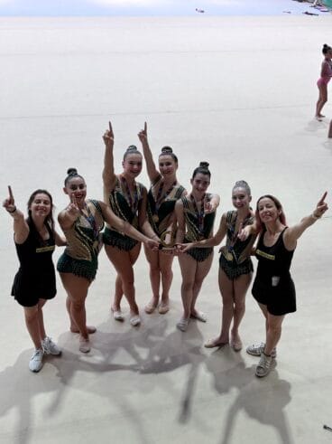 Conjunto Juvenil del Club de Gimnasia Rítmica de Xàbia
