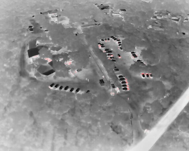 Imagen: Control de la discoteca desde el aire