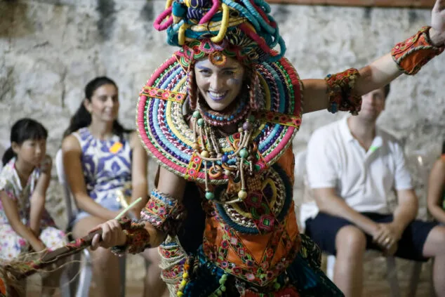 Imagen: Cabo de escuadra Filà Al-Tarik's en el desfile Moros i Cristians Xàbia 2026